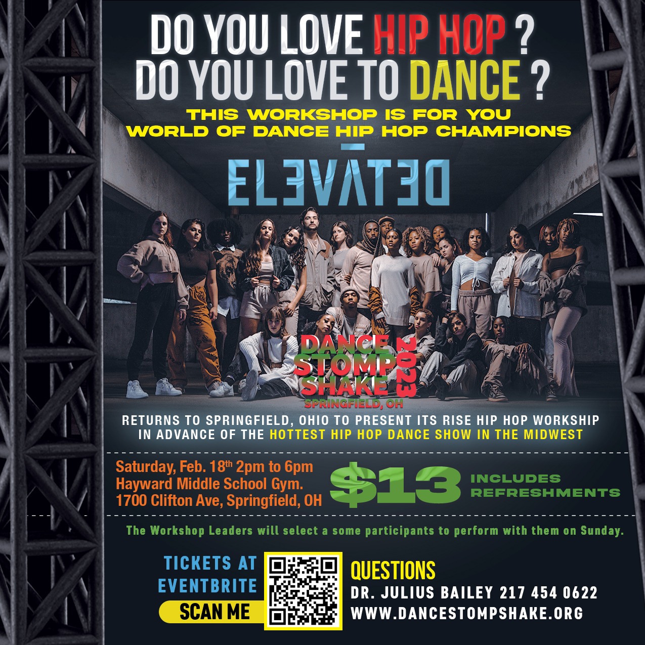 DANCE STOMP SHAKE PRESENTS: RISE WORKSHOP Featuring ELEVATED
